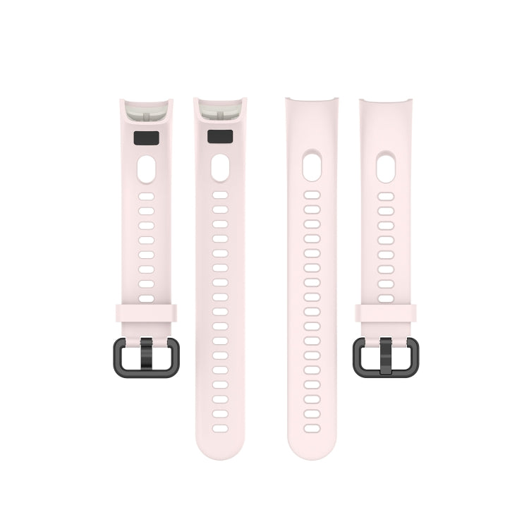Metal Buckle Silicone Strap, Size: Free Size, For Huawei Honor Band 5i / Band 4