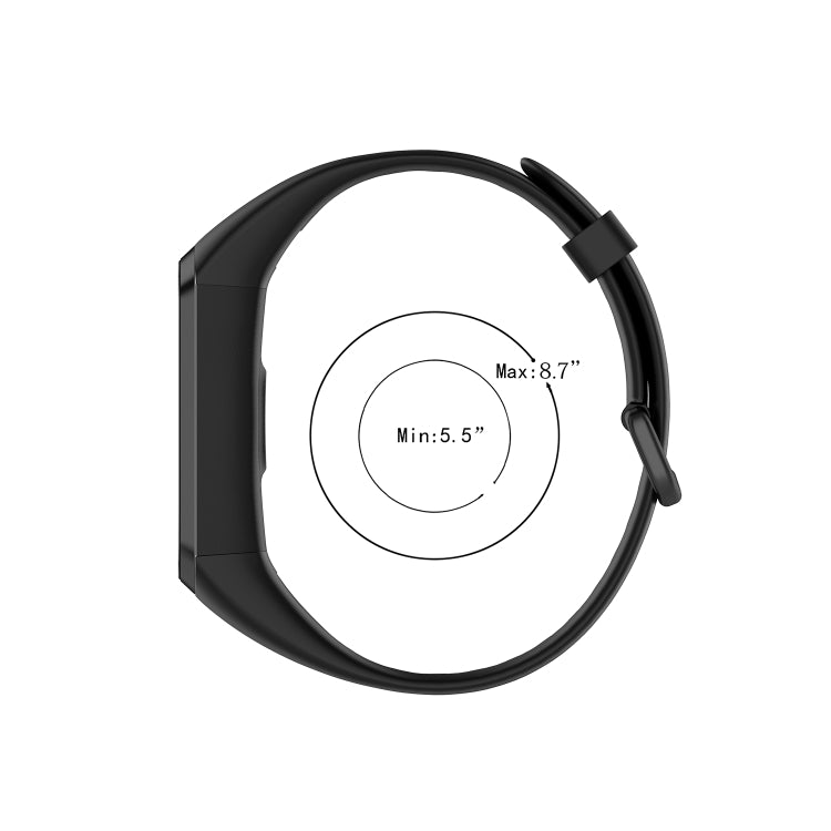 Metal Buckle Silicone Strap, Size: Free Size, For Huawei Honor Band 5i / Band 4