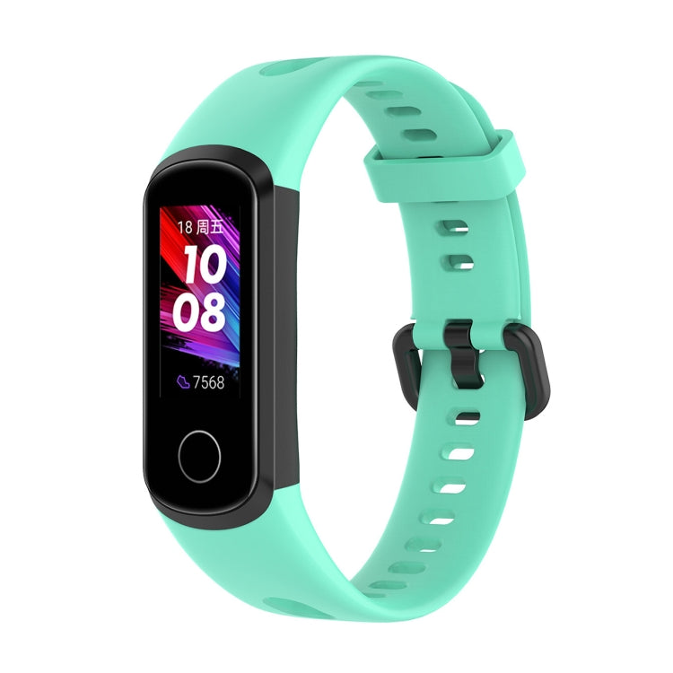 Metal Buckle Silicone Strap, Size: Free Size, For Huawei Honor Band 5i / Band 4