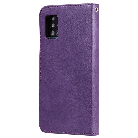 Samsung Galaxy A81 protective case with adjustable shoulder strap and kickstand