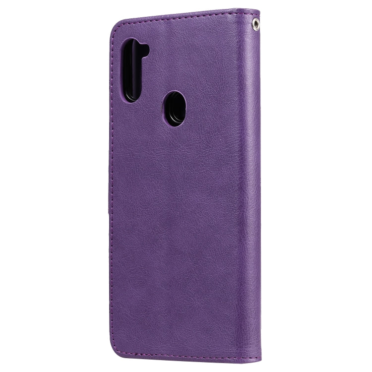 2 in 1 Solid Color Detachable PU Leather Case with Card Slots & Magnetic Holder & Photo Frame & Wallet & Strap, For Samsung Galaxy M11 / A11, For Samsung Galaxy Note 20, For Samsung Galaxy Note 20 Ultra
