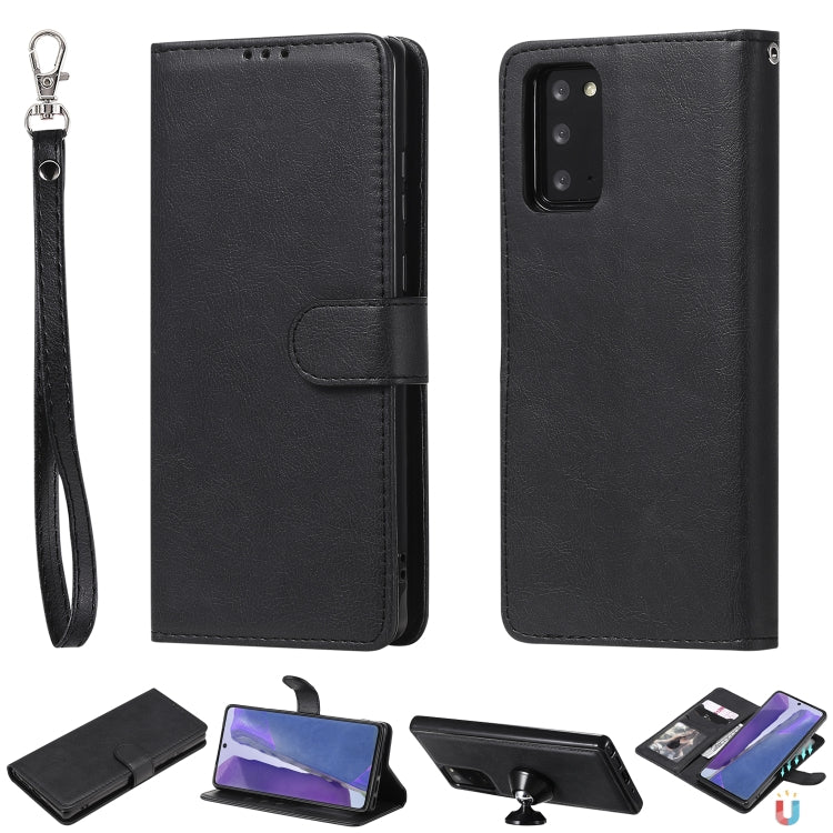 2 in 1 Solid Color Detachable PU Leather Case with Card Slots & Magnetic Holder & Photo Frame & Wallet & Strap, For Samsung Galaxy M11 / A11, For Samsung Galaxy Note 20, For Samsung Galaxy Note 20 Ultra