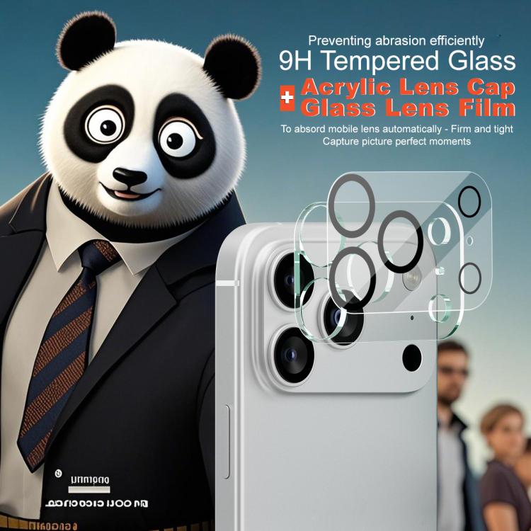 IMAK High Definition Integrated Rear Camera Glass Lens Film, Black Eye Design, For iPhone 17 Pro Max, For iPhone 17 Pro, For iPhone 17, For iPhone 17 Air, For iPhone 16e