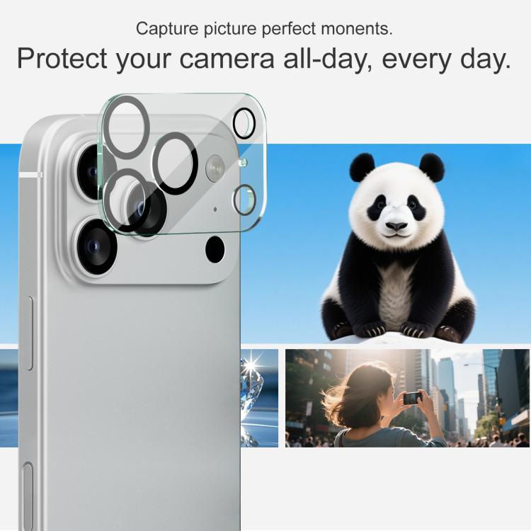 IMAK High Definition Integrated Rear Camera Glass Lens Film, Black Eye Design, For iPhone 17 Pro Max, For iPhone 17 Pro, For iPhone 17, For iPhone 17 Air, For iPhone 16e