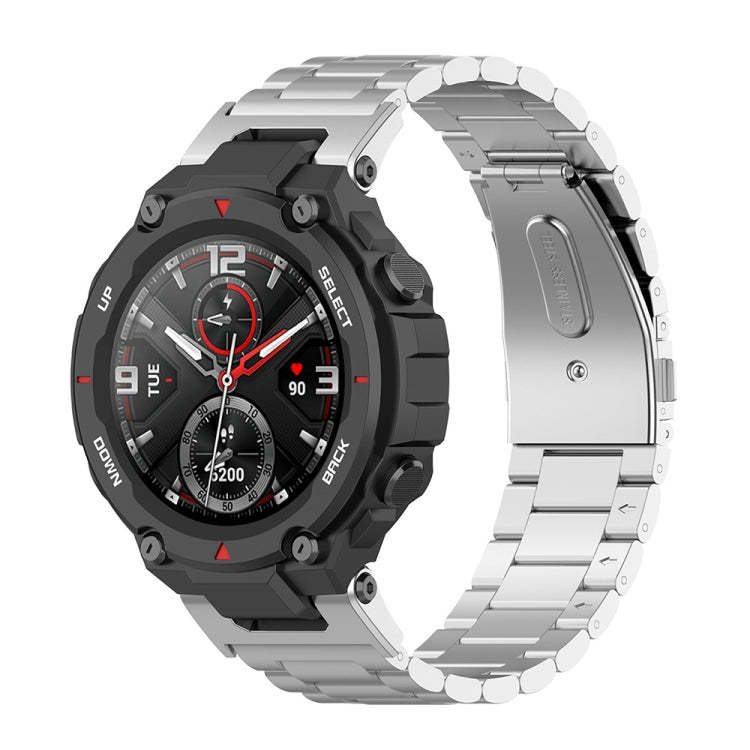 Three Strains Of Stainless Steel Strap with Utility Knife, For Huami Amazfit Ares A1908, For Huami Amazfit T-Rex A1918