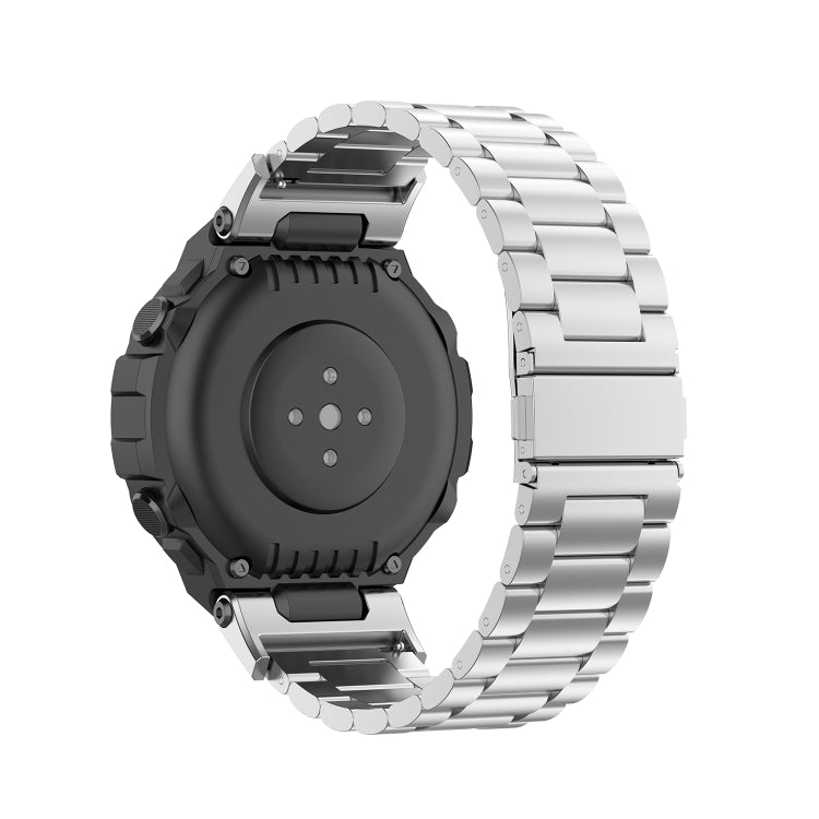 Three Strains Of Stainless Steel Strap with Utility Knife, For Huami Amazfit Ares A1908, For Huami Amazfit T-Rex A1918