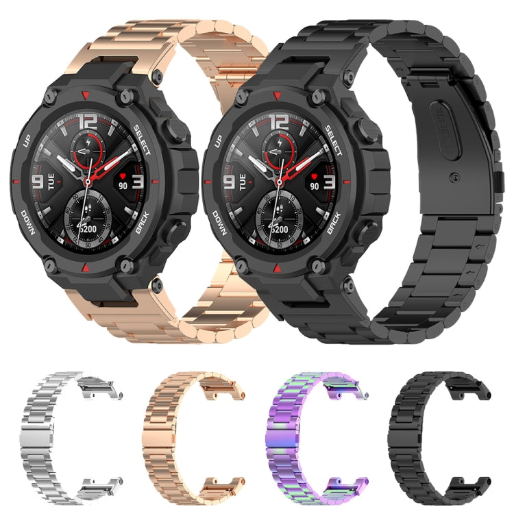 Three Strains Of Stainless Steel Strap with Utility Knife, For Huami Amazfit Ares A1908, For Huami Amazfit T-Rex A1918