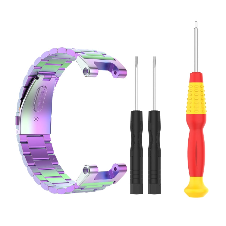 Three Strains Of Stainless Steel Strap with Utility Knife, For Huami Amazfit Ares A1908, For Huami Amazfit T-Rex A1918