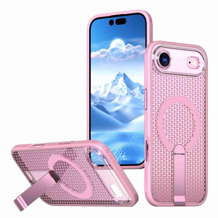 Honeycomb Cooling MagSafe Holder Phone Case, For iPhone 17 Pro Max, For iPhone 17 Pro, For iPhone 17, For iPhone 17 Air