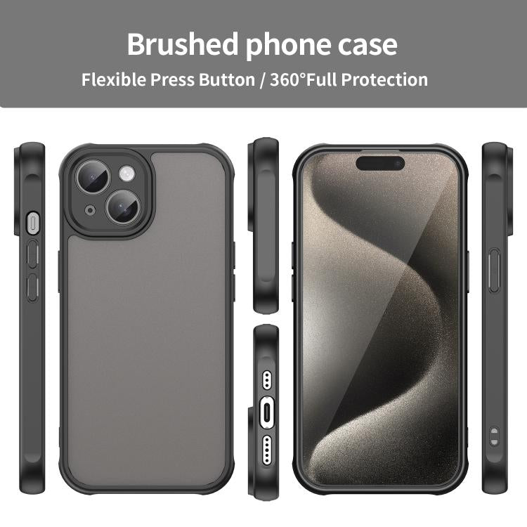 Fan Dun Series TPU Hybrid PC Frosted Phone Case, For iPhone 16 Pro, For iPhone 16 Plus, For iPhone 16, For iPhone 15 Pro Max, For iPhone 15 Pro, For iPhone 15 Plus