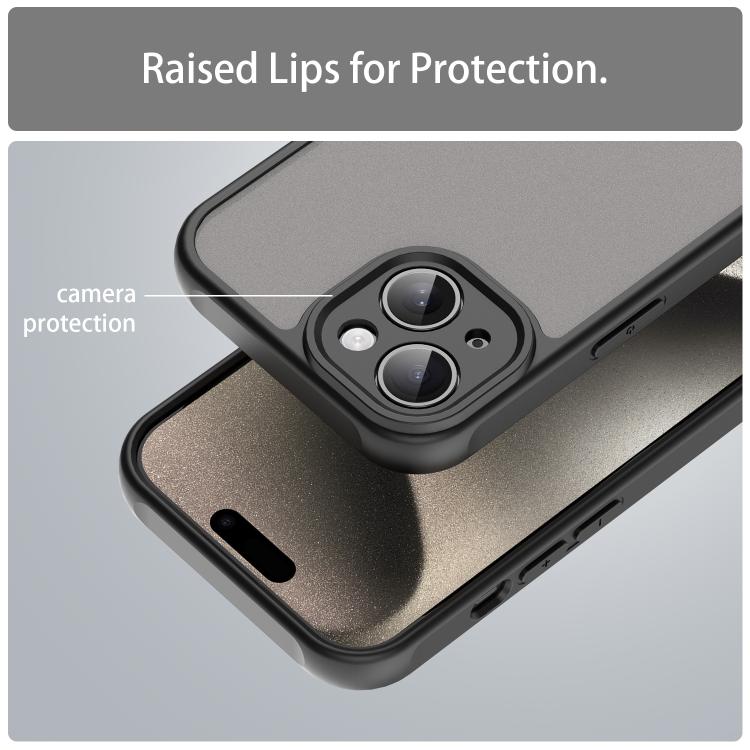 Fan Dun Series TPU Hybrid PC Frosted Phone Case, For iPhone 16 Pro, For iPhone 16 Plus, For iPhone 16, For iPhone 15 Pro Max, For iPhone 15 Pro, For iPhone 15 Plus