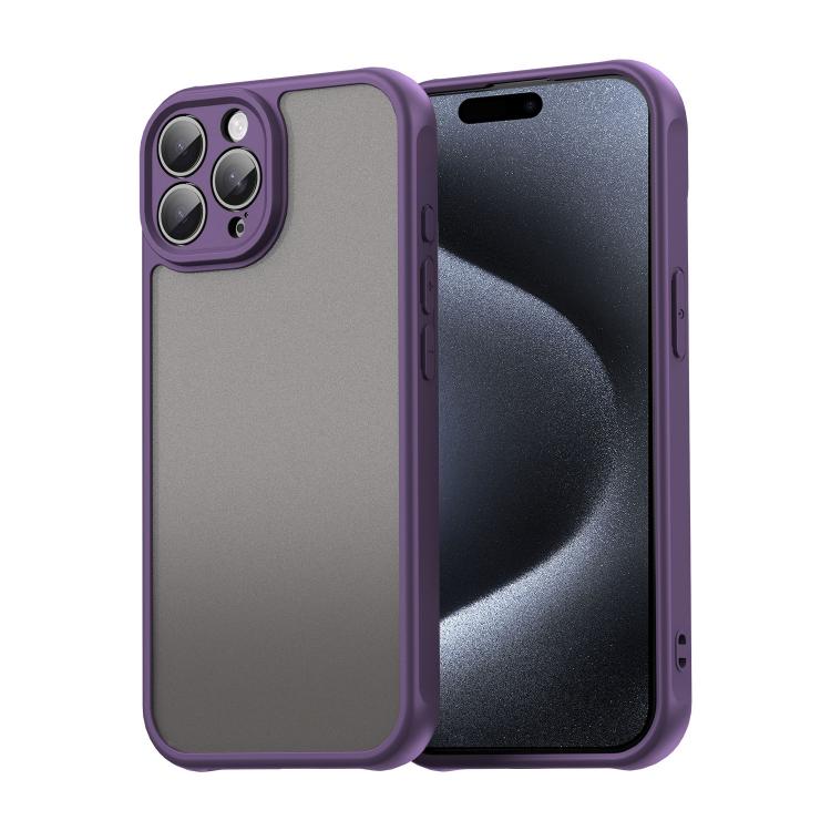 Fan Dun Series TPU Hybrid PC Frosted Phone Case, For iPhone 16 Pro, For iPhone 16 Plus, For iPhone 16, For iPhone 15 Pro Max, For iPhone 15 Pro, For iPhone 15 Plus