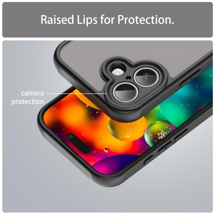 Fan Dun Series TPU Hybrid PC Frosted Phone Case, For iPhone 16 Pro, For iPhone 16 Plus, For iPhone 16, For iPhone 15 Pro Max, For iPhone 15 Pro, For iPhone 15 Plus