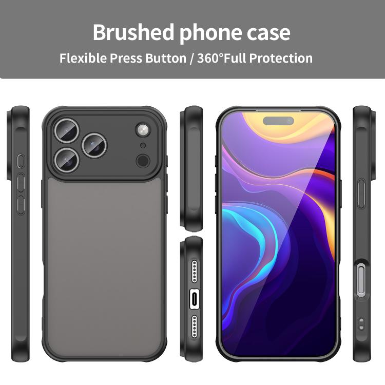 Fan Dun Series TPU Hybrid PC Frosted Phone Case, For iPhone 17 Pro Max, For iPhone 17 Pro, For iPhone 17, For iPhone 17 Air, For iPhone 16e, For iPhone 16 Pro Max