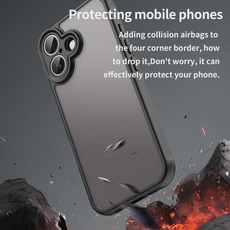 Fan Dun Series TPU Hybrid PC Frosted Phone Case, For iPhone 17 Pro Max, For iPhone 17 Pro, For iPhone 17, For iPhone 17 Air, For iPhone 16e, For iPhone 16 Pro Max