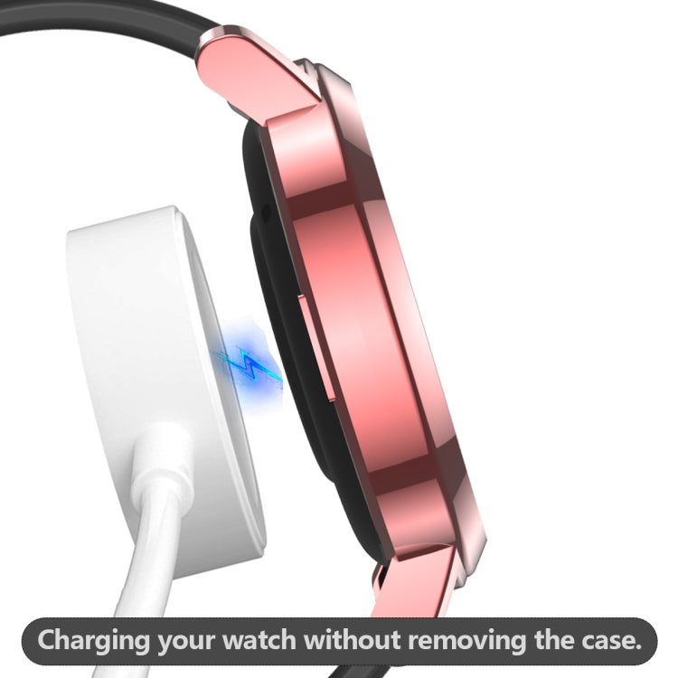 2 in 1  Tempered Glass Screen Protector + Fully Plating PC Case, For Huawei Watch GT2 42mm