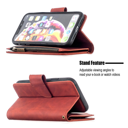Skin-feel leather texture with secure magnetic zipper closure and wrist lanyard attachment