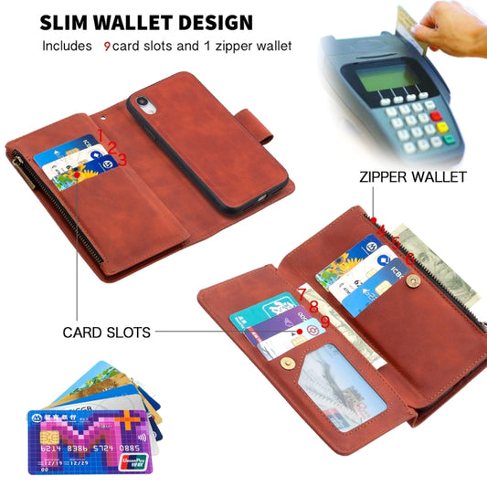 Multi-functional case with 5+ card slots, ID window, and built-in photo frame display