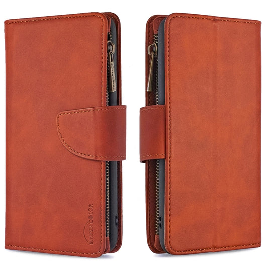 Premium PU leather magnetic flip case for iPhone XR, 8 Plus, 11 with card slots and lanyard