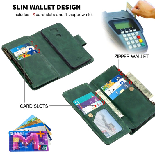 Lanyard attachment point on Redmi Note 9 multi-functional PU leather case