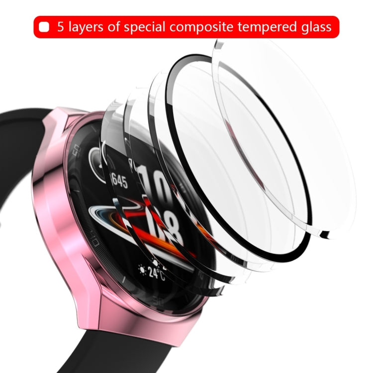2 in 1  Tempered Glass Screen Protector + Fully Plating PC Case