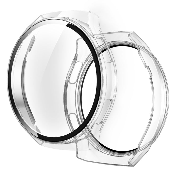 2 in 1  Tempered Glass Screen Protector + Fully Plating PC Case, For Huawei Watch GT2e