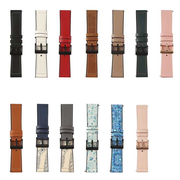 TPU + Leather Replacement Strap Watchband, For Samsung Galaxy Watch 3 41mm