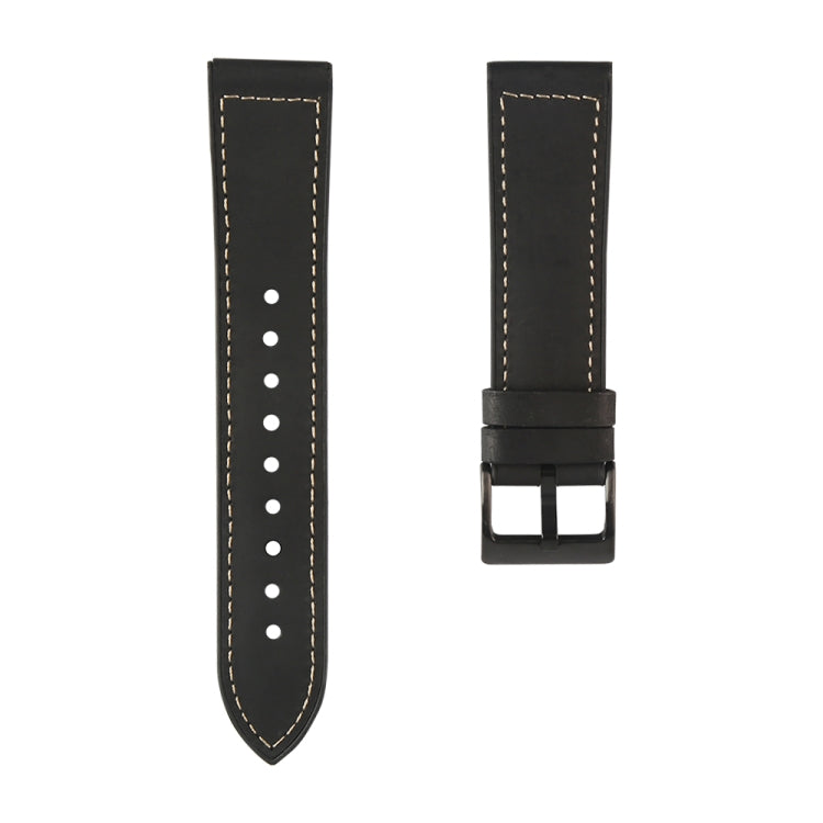 TPU + Leather Replacement Strap Watchband, For Samsung Galaxy Watch 3 45mm