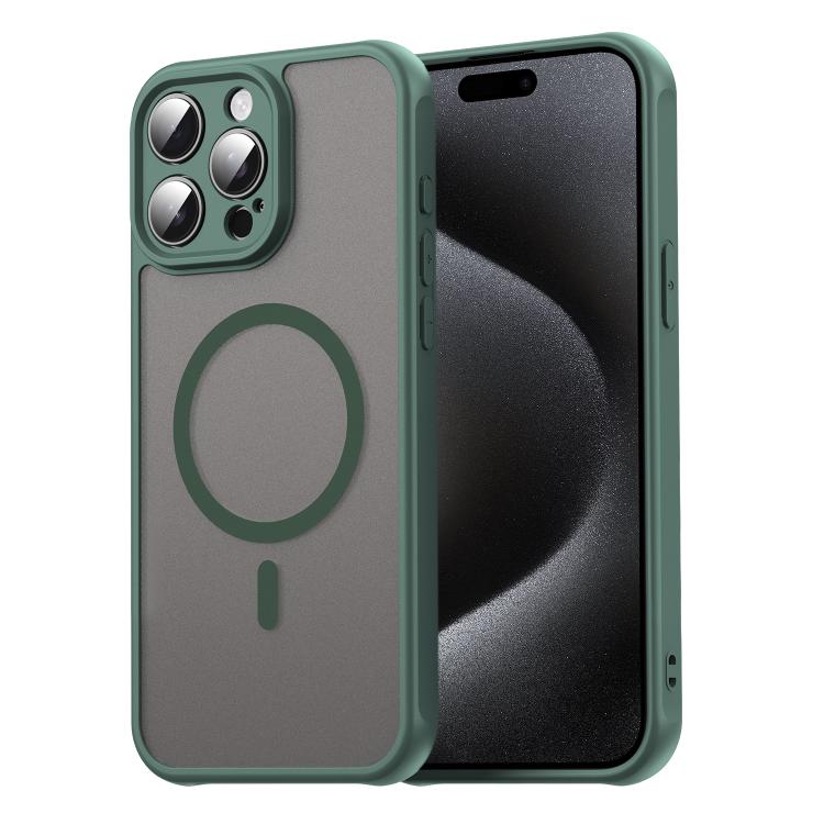 Fan Dun Series TPU Hybrid PC Frosted Magsafe Phone Case, For iPhone 16 Pro, For iPhone 16 Plus, For iPhone 16, For iPhone 15 Pro Max, For iPhone 15 Pro, For iPhone 15 Plus