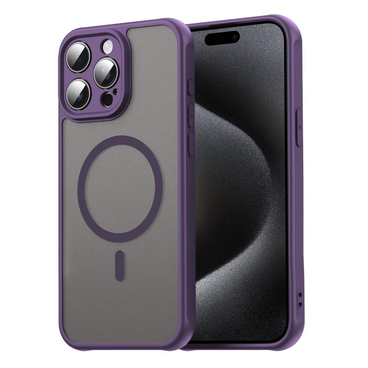 Fan Dun Series TPU Hybrid PC Frosted Magsafe Phone Case, For iPhone 16 Pro, For iPhone 16 Plus, For iPhone 16, For iPhone 15 Pro Max, For iPhone 15 Pro, For iPhone 15 Plus