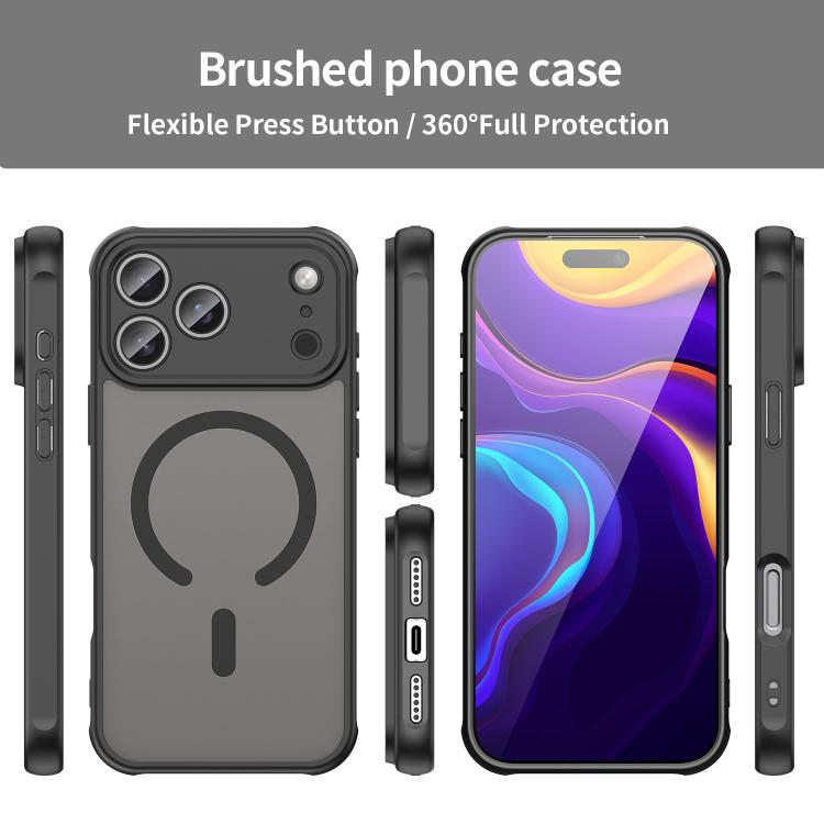 Fan Dun Series TPU Hybrid PC Frosted Magsafe Phone Case, For iPhone 17 Pro Max, For iPhone 17 Pro, For iPhone 17, For iPhone 17 Air, For iPhone 16e, For iPhone 16 Pro Max