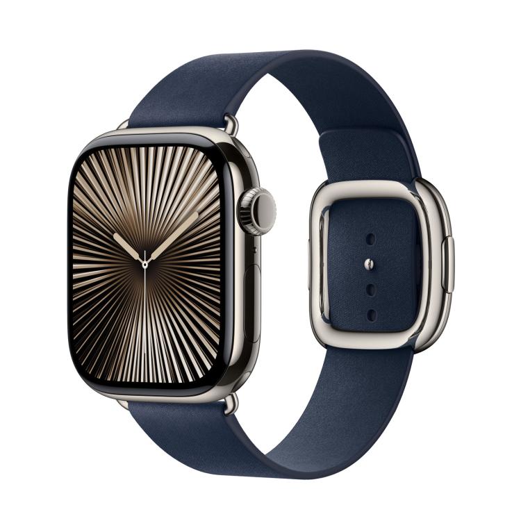 Modern Style Leather Watch Band, For Apple Watch 46mm / 49mm / 45mm / 44mm, For Apple Watch 42mm / 41mm / 40mm / 38mm
