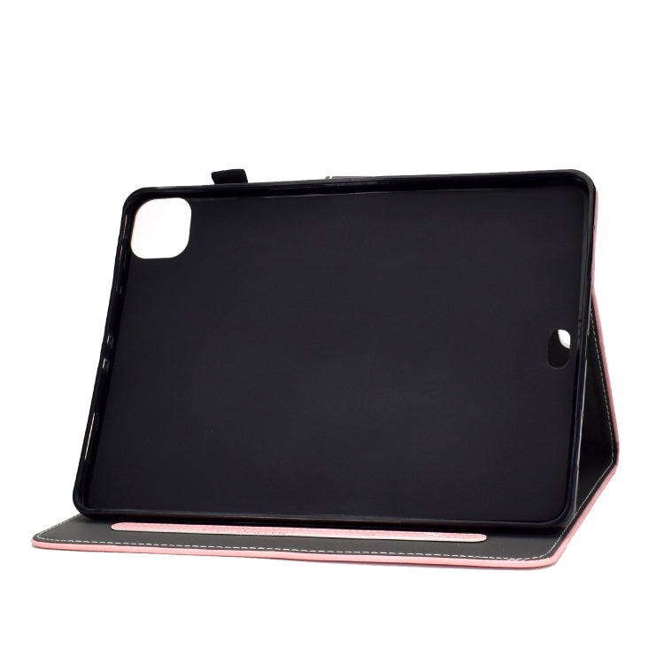 Étui à rabat horizontal en cuir de vachette avec support, emplacements pour cartes et fonction veille/réveil, pour iPad Air 2022/2020 10.9