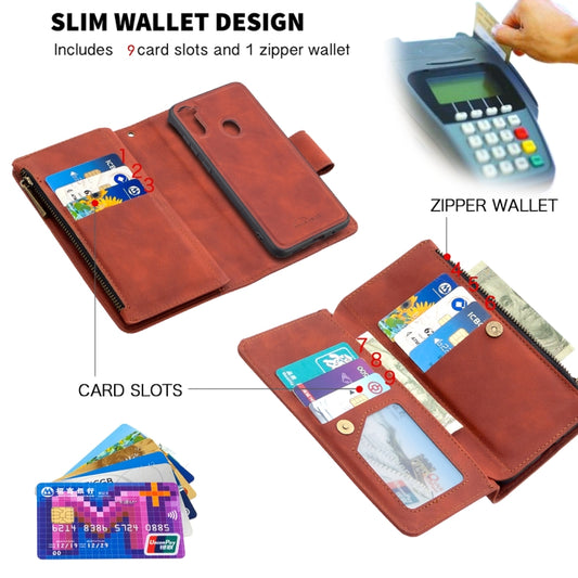 Multi-card slot Samsung Galaxy case with magnetic detachable wallet functionality