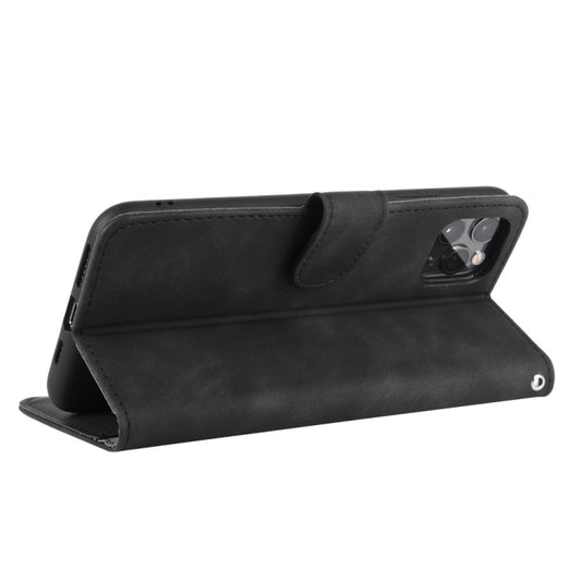 Open magnetic flip case for iPhone 11 Pro revealing card slot compartments and cash pocket