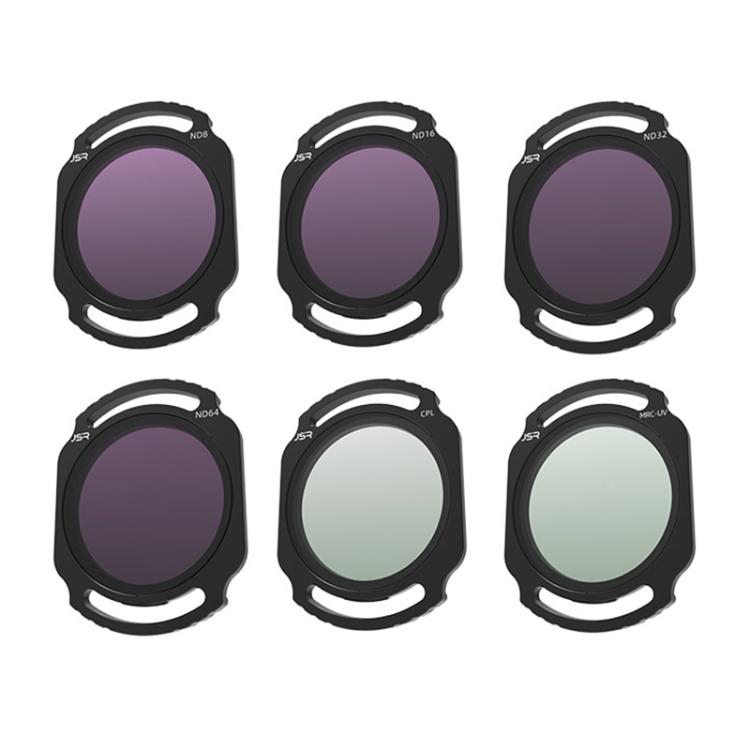 For DJI O4 Air Unit Pro / Avata 2 JSR YB Series Camera Lens Filter, MCUV, CPL, ND8, ND16, ND32, ND64, ND256, ND8PL, ND16PL, ND32PL, ND64PL, NIGHT, STAR, MCUV x 2, MCUV x 3, 3 in 1 CPL ND8/16, 4 in 1 ND, 4 in 1 NDPL, 6 in 1 ND8-64 UV CPL                ...