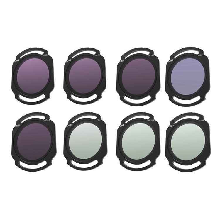 For DJI O4 Air Unit Pro / Avata 2 JSR YB Series Camera Lens Filter, MCUV, CPL, ND8, ND16, ND32, ND64, ND256, ND8PL, ND16PL, ND32PL, ND64PL, NIGHT, STAR, MCUV x 2, MCUV x 3, 3 in 1 CPL ND8/16, 4 in 1 ND, 4 in 1 NDPL, 6 in 1 ND8-64 UV CPL                ...