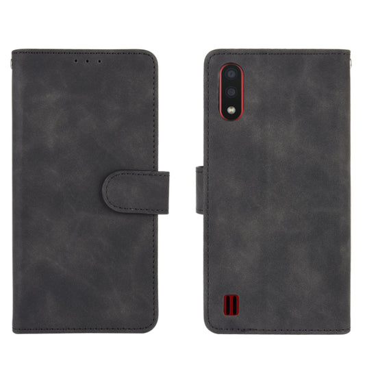 Horizontal flip wallet case for Samsung Galaxy A01 Global with holder and storage