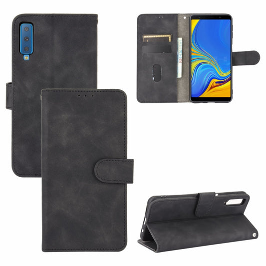 Premium calf texture PU leather Samsung Galaxy case with magnetic buckle and card slots