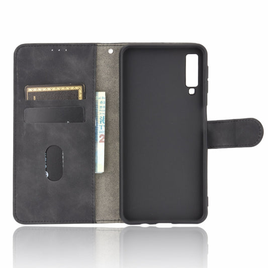 Galaxy A31 phone case with built-in card holder and magnetic closure detail