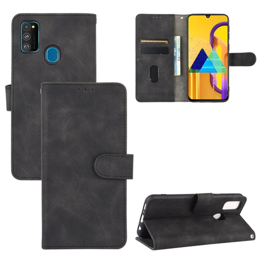 Premium calf texture PU leather Samsung Galaxy case with magnetic buckle and card slots
