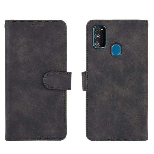 Galaxy M30s/M21 flip case featuring soft-touch finish and built-in wallet compartment