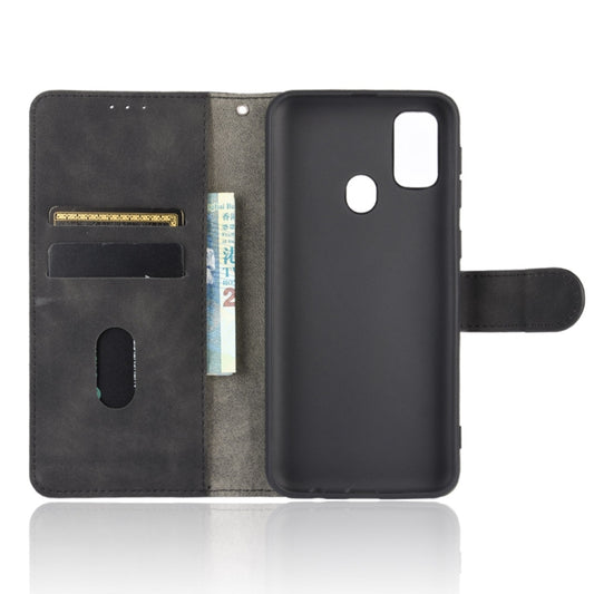 Horizontal flip design showcasing rich texture and secure magnetic closure mechanism