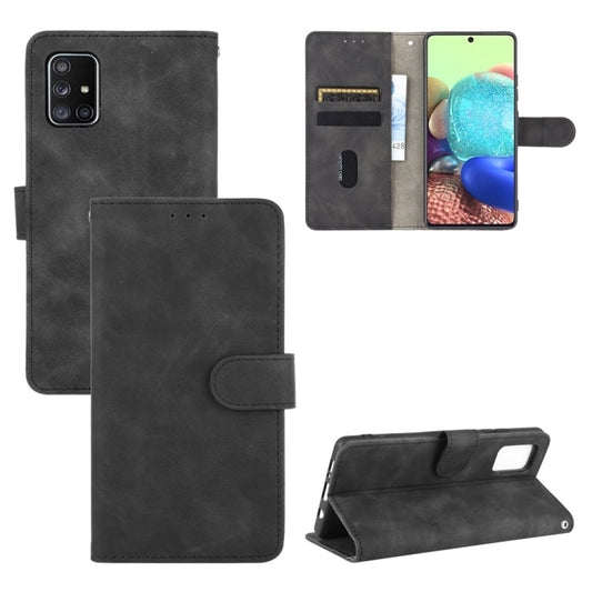 Samsung Galaxy A51 A71 magnetic leather wallet case with card slots and stand holder