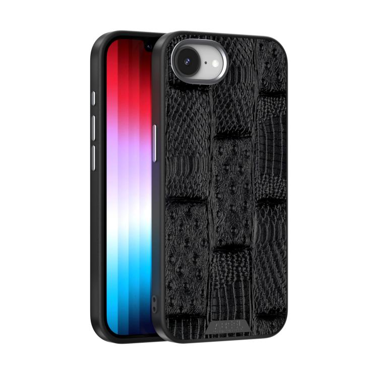 ABEEL Beast Pattern 6D Micro-Embossed MagSafe Genuine Leather Phone Case, For iPhone 17 Pro Max, For iPhone 17 Pro, For iPhone 17, For iPhone 17 Air, For iPhone 16e, For iPhone 16 Pro Max