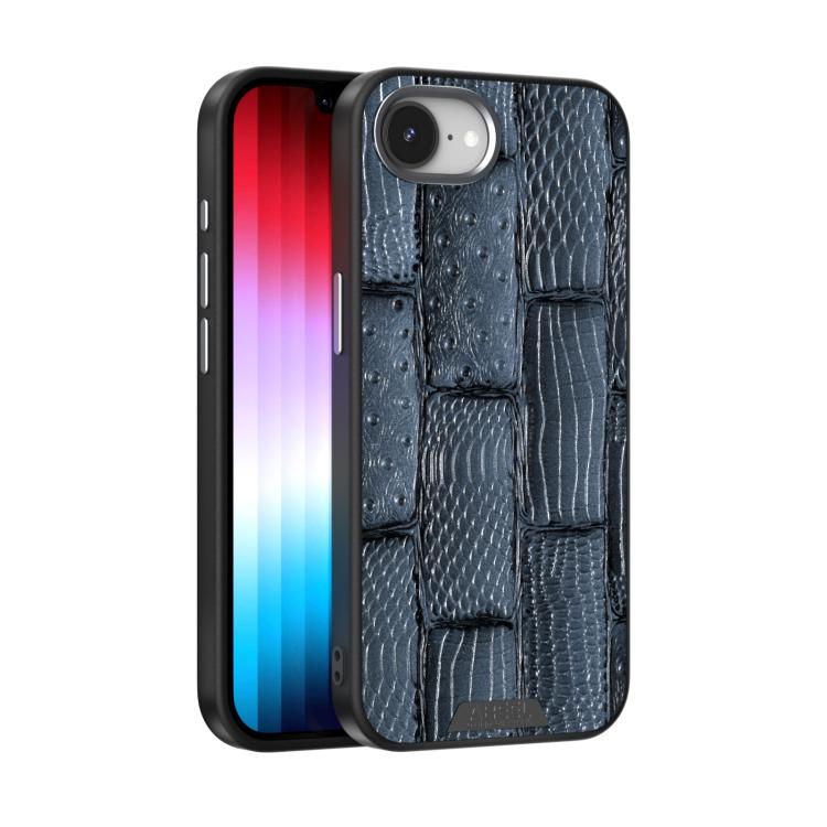 ABEEL Beast Pattern 6D Micro-Embossed MagSafe Genuine Leather Phone Case, For iPhone 17 Pro Max, For iPhone 17 Pro, For iPhone 17, For iPhone 17 Air, For iPhone 16e, For iPhone 16 Pro Max