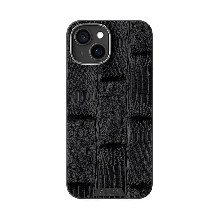 ABEEL Beast Pattern 6D Micro-Embossed MagSafe Genuine Leather Phone Case, For iPhone 15, For iPhone 14 Plus, For iPhone 14, For iPhone 14 Pro, For iPhone 14 Pro Max, For iPhone 13 Pro Max