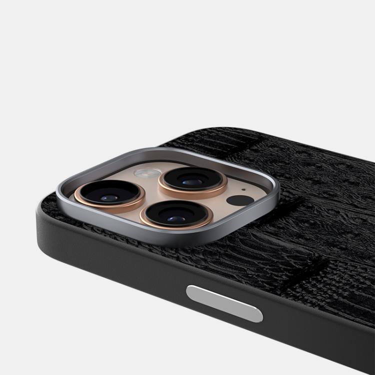 ABEEL Beast Pattern 6D Micro-Embossed MagSafe Genuine Leather Phone Case, For iPhone 13 Pro, For iPhone 13