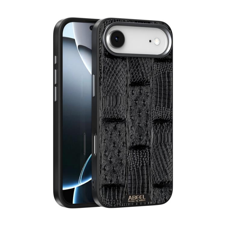 ABEEL Beast Pattern 6D Micro-Embossed MagSafe Genuine Leather Phone Case, For iPhone 17 Pro Max, For iPhone 17 Pro, For iPhone 17, For iPhone 17 Air, For iPhone 16e, For iPhone 16 Pro Max