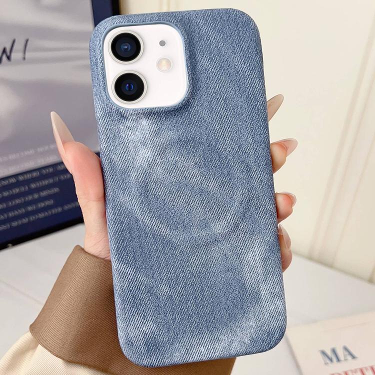 Denim MagSafe Magnetic PC + PU Phone Case, For iPhone 12 / 12 Pro, For iPhone 12 Pro Max